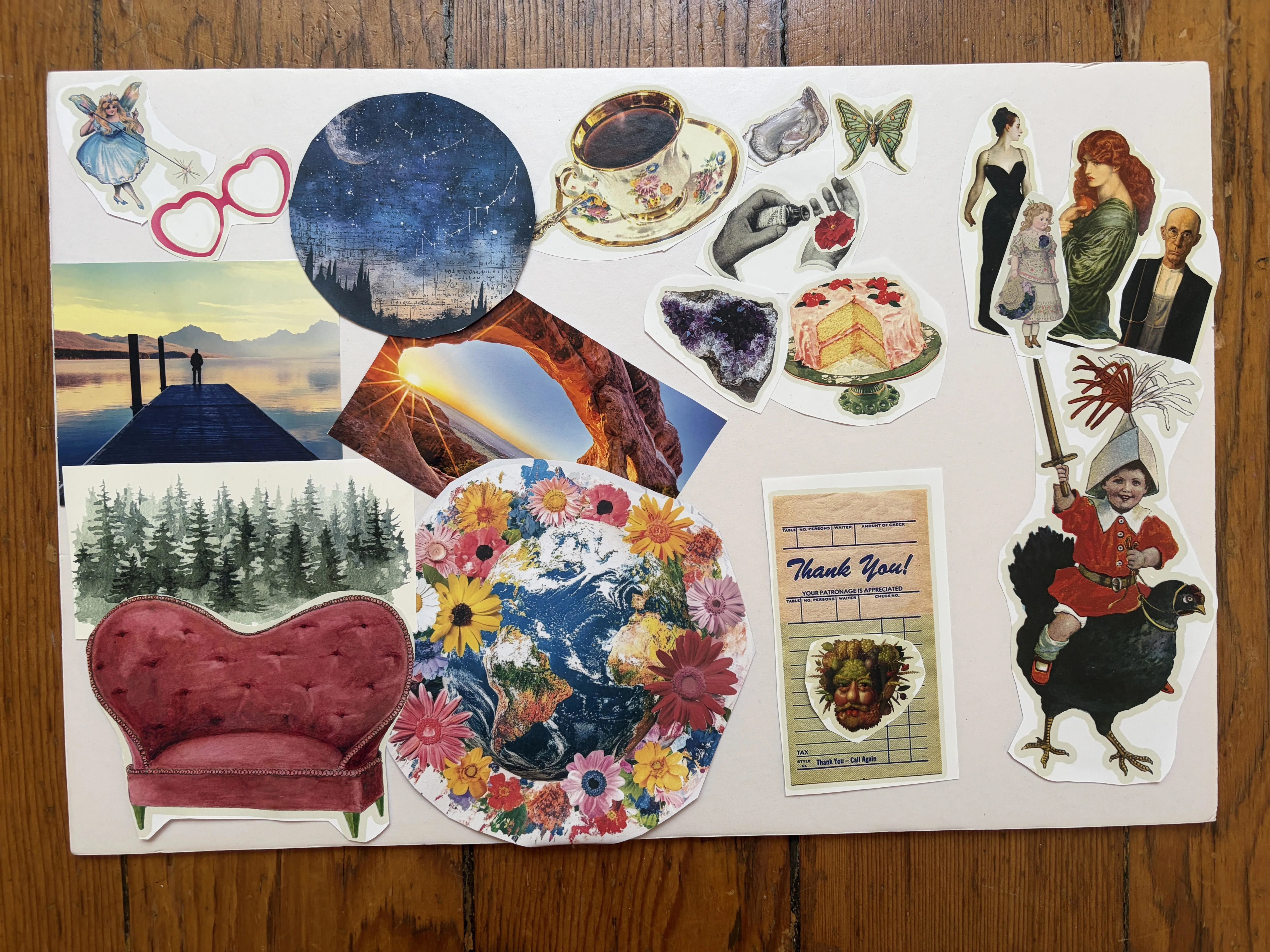 Self-portrait collage as a Supervisor