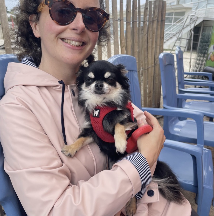 Chihuahuas — holding Polka